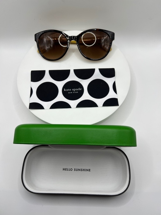 257. NWOT. kate spade Dark Tortoise Sunglasses with Brown Gradient Lenses. main image 6